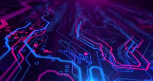 purple blue red circuits