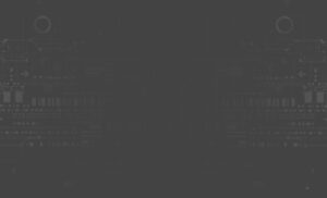 footer with gray circuit board pattern
